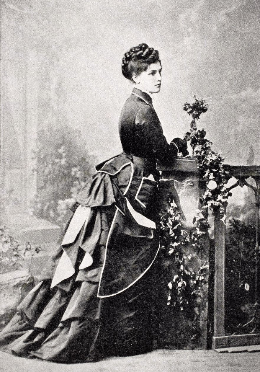 Miss Jennie Jerome, senare Lady Randolph Churchill, från 