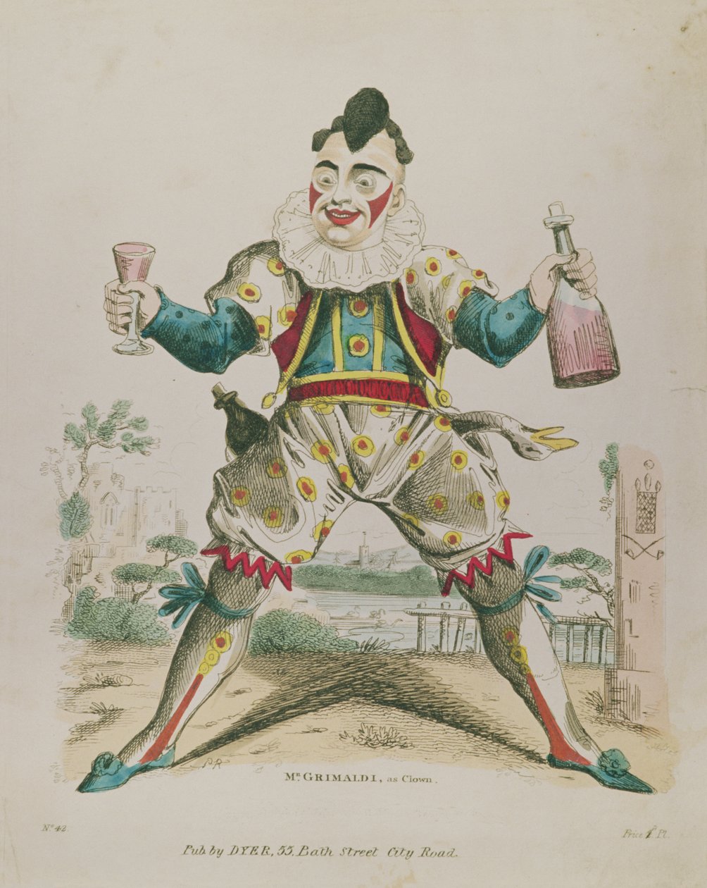Mr. Grimaldi ao sasau Clown av English School