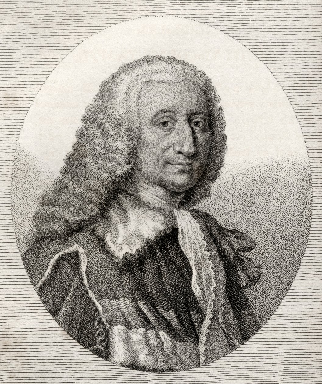 Nicholas Taaffe, graverad av Bocquet, illustration från 