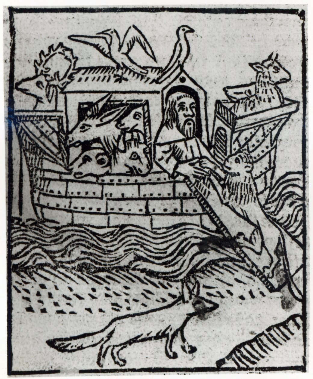 Noaks ark, illustration från 