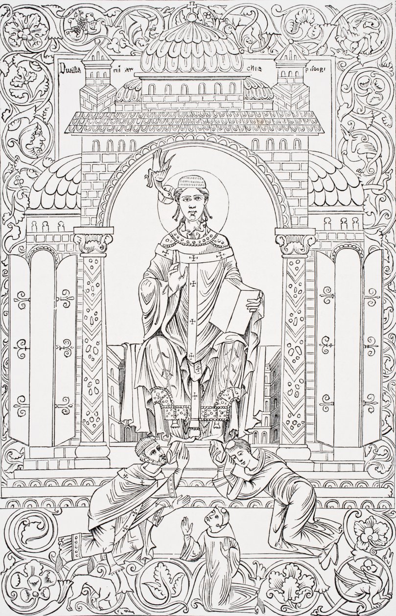 Påven St. Gregory I, 1848 av English School