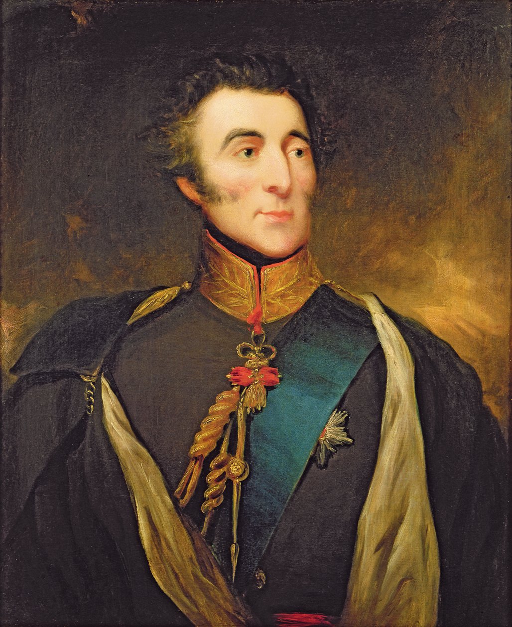 Picha ya Arthur Wellesley, Duke wa 1 wa Wellington (1769-1852) swed av English School