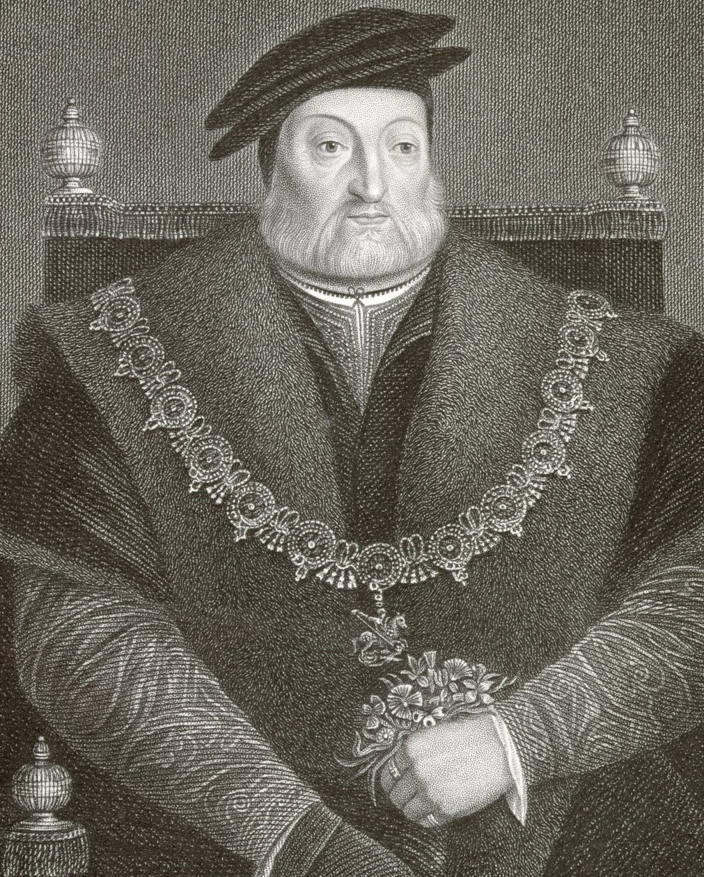 Porträtt av Charles Brandon (ca 1484-1545) 1:e hertig av Suffolk, från "Lodge