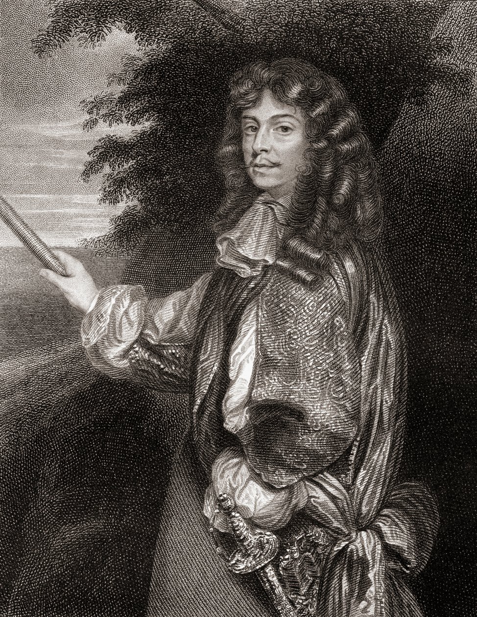 Porträtt av David Leslie (1601-82) 1st Lord Newark, från "Lodge