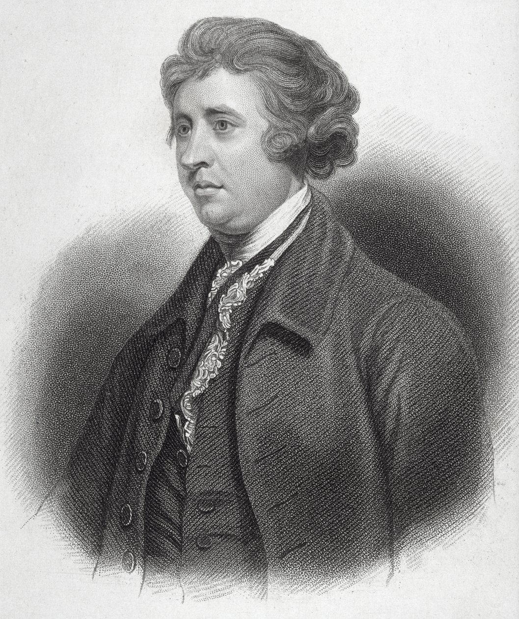 Porträtt av Edmund Burke (1729-97) av English School