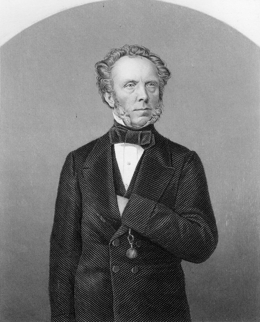 Porträtt av Edward Baines av English School
