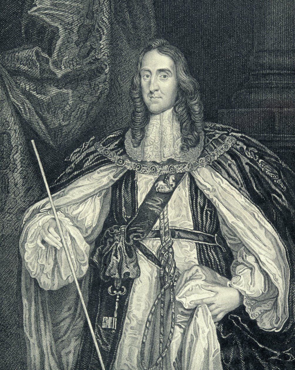 Porträtt av Edward Montagu (1602-71) 2nd Earl of Manchester, från "Lodge