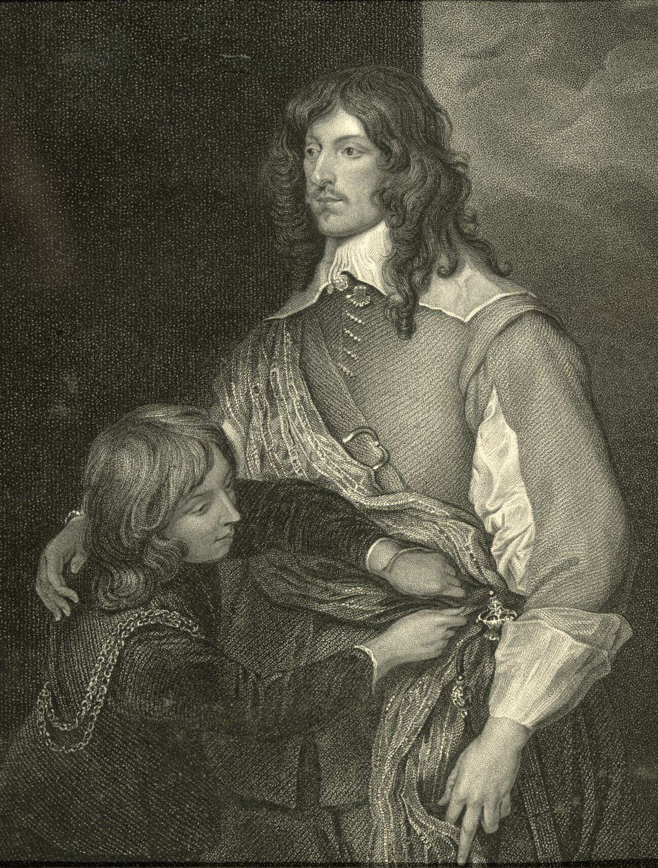Porträtt av George, Lord Goring (1608-57) från "Lodge