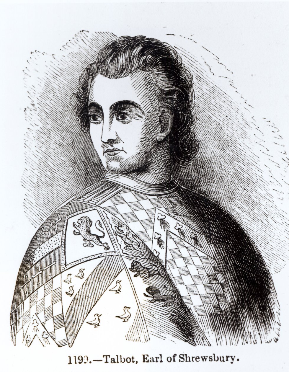 Porträtt av John Talbot, förste earl av Shrewsbury (ca 1388-1453) av English School
