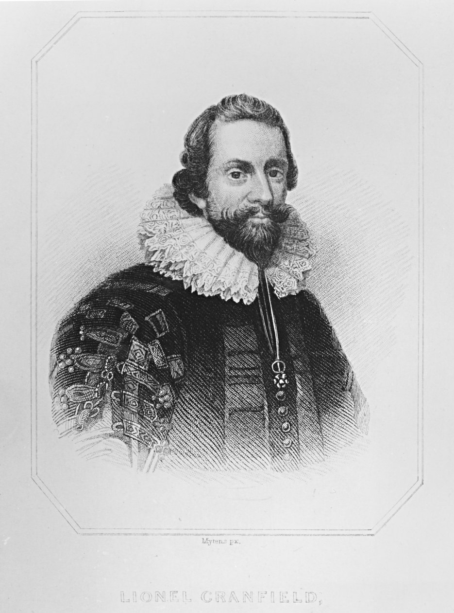 Porträtt av Lionel Cranfield (1575-1645) från "Lodge