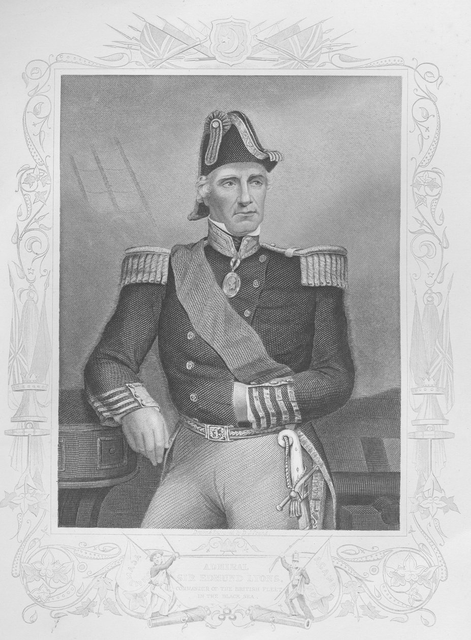 Porträtt av Lord Edmund Lyons av English School
