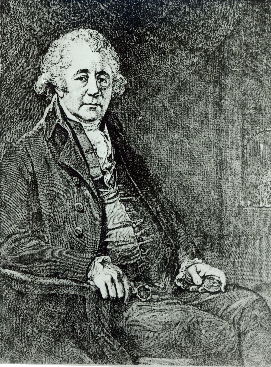 Porträtt av Matthew Boulton (1728-1809) av English School