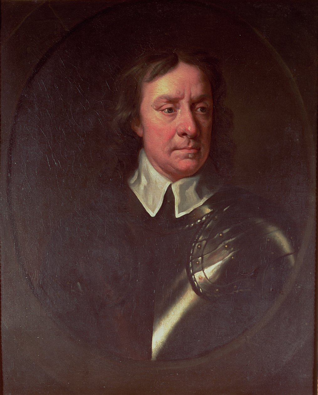 Porträtt av Oliver Cromwell (1599-1658) av English School
