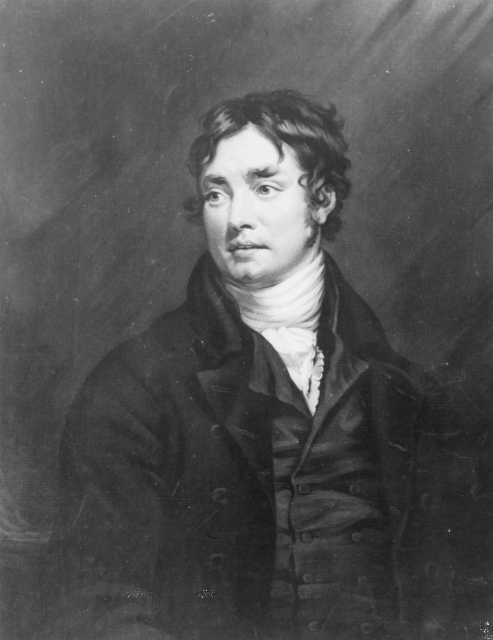 Porträtt av Samuel Taylor Coleridge (1772-1834) av English School
