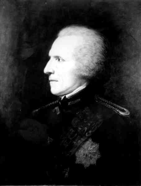 Porträtt av Sir Benjamin Thompson (1753-1814), 1835 av English School