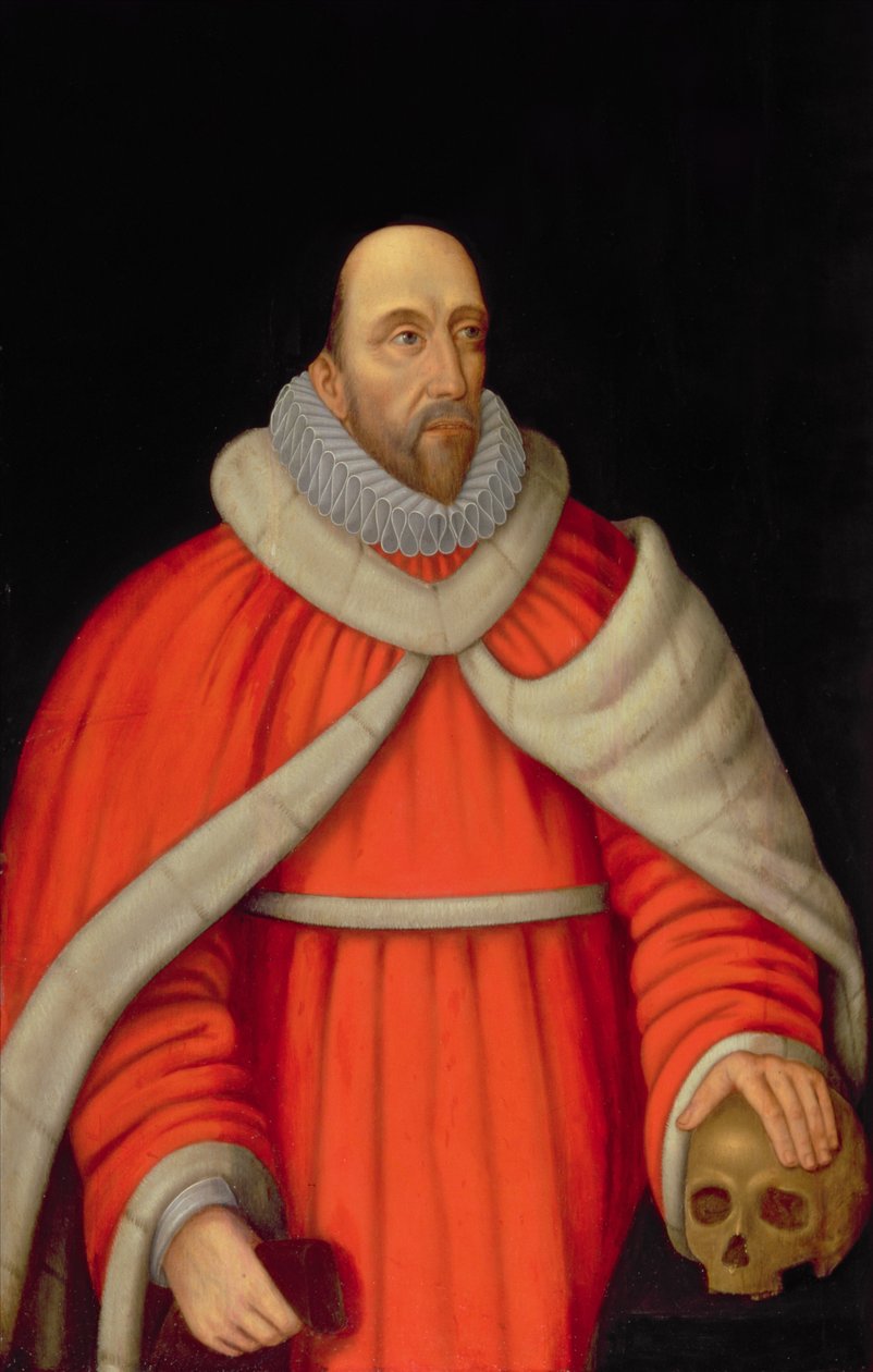 Porträtt av Sir Edward Coke (1552-1634) 1587 av English School