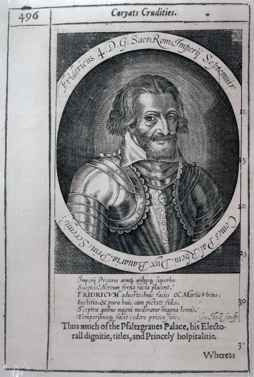 Porträtt av Thomas Coryate (ca 1577-1617) från 