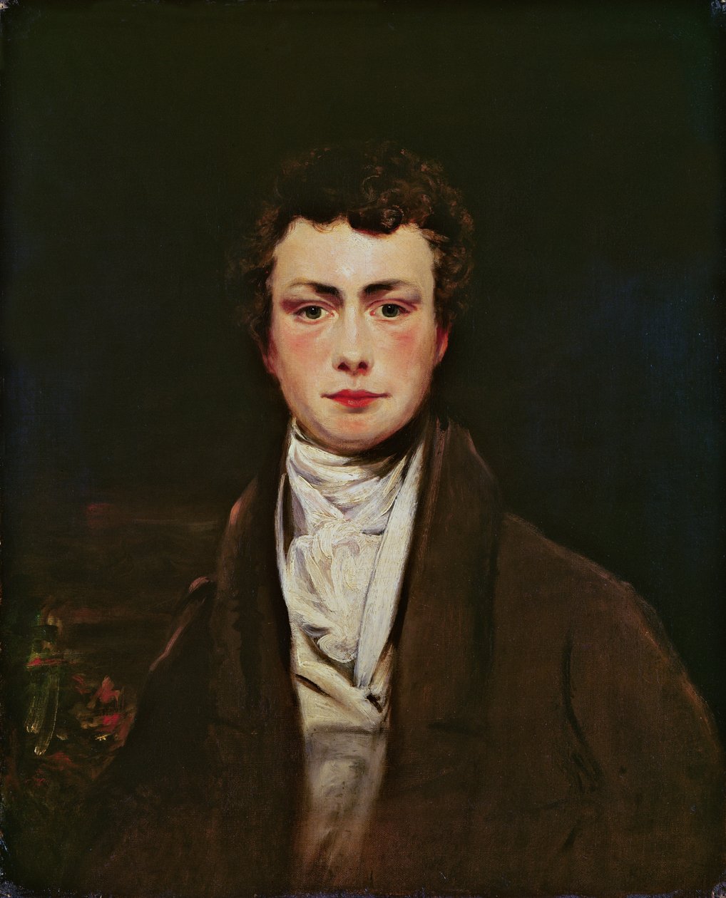 Porträtt av Thomas Moore (1779-1852) c.1800-05 av English School