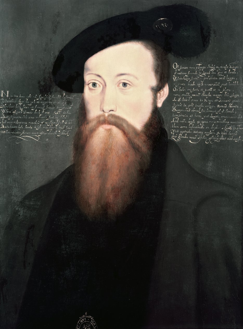 Porträtt av Thomas Seymour (1508-1549) baron Seymour av English School
