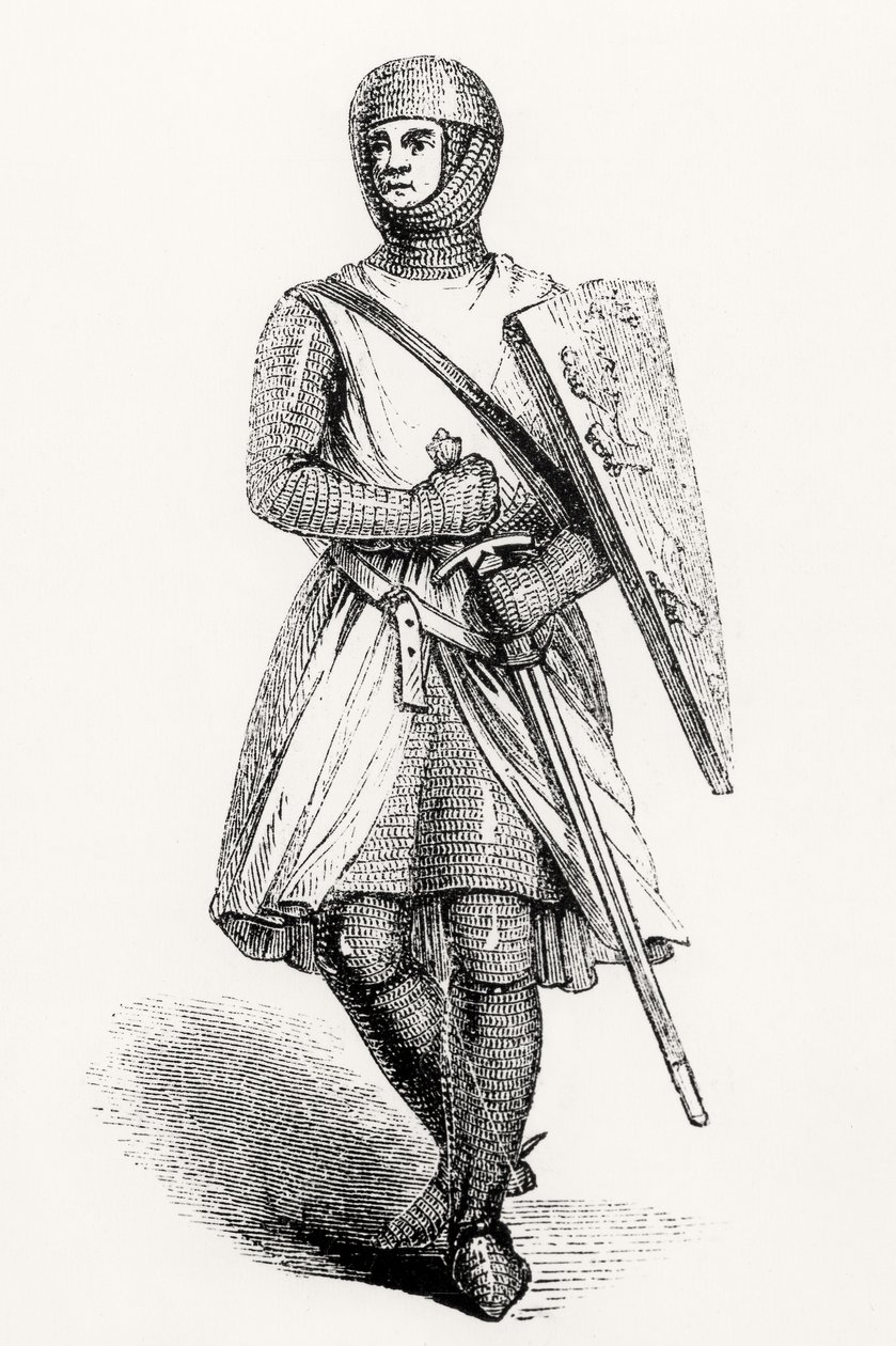 Porträtt av William de Longespee, tredje earl av Salisbury (d. 1226) av English School