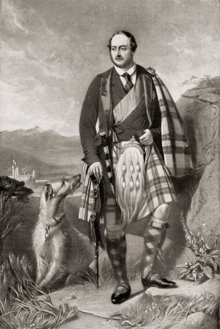 Prins Albert (1819-61) 1858 av English School