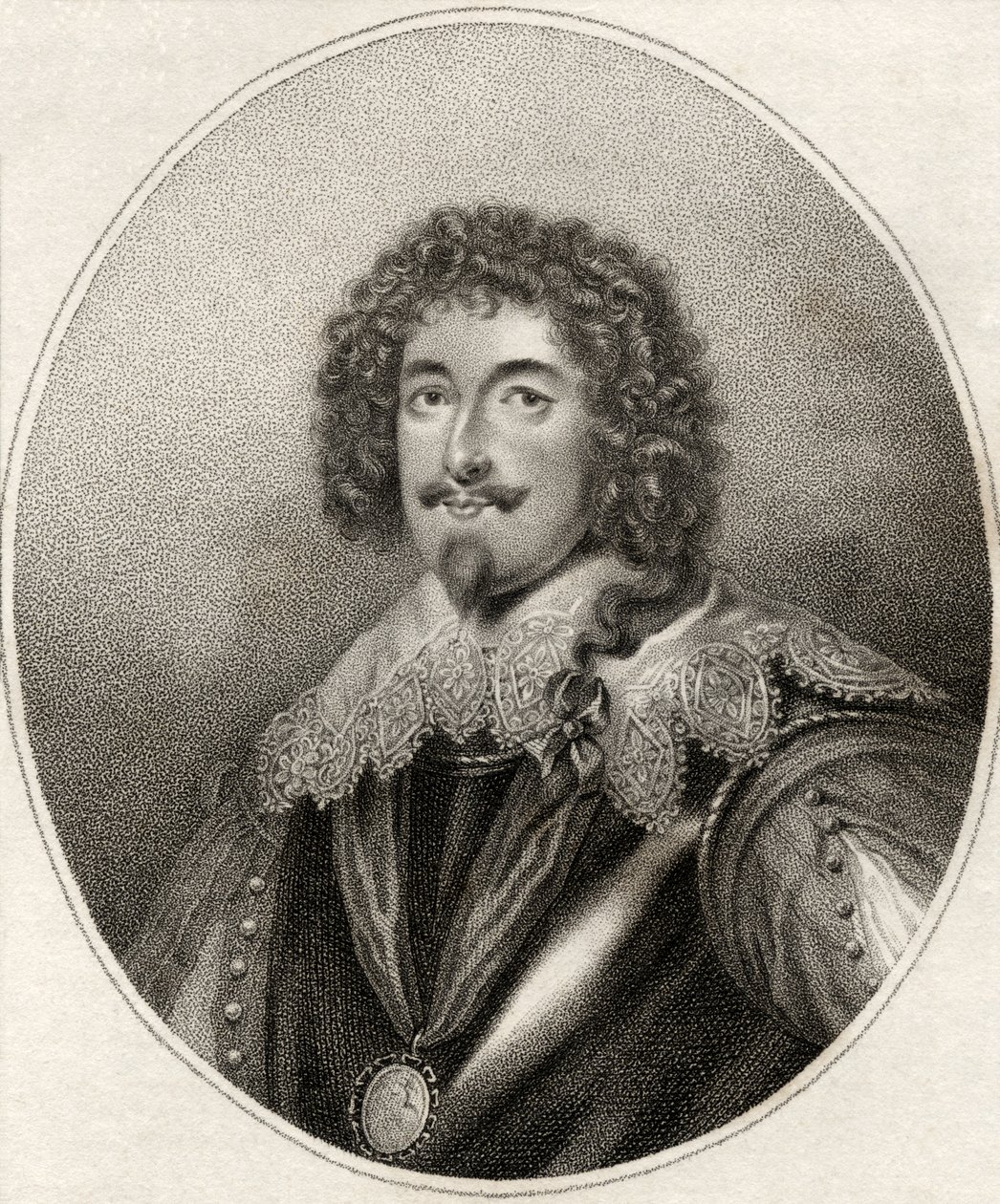 Richard Sackville, graverad av Bocquet, illustration från "A catalogue of Royal and Noble Authors, Volume III", publicerad 1806. av English School
