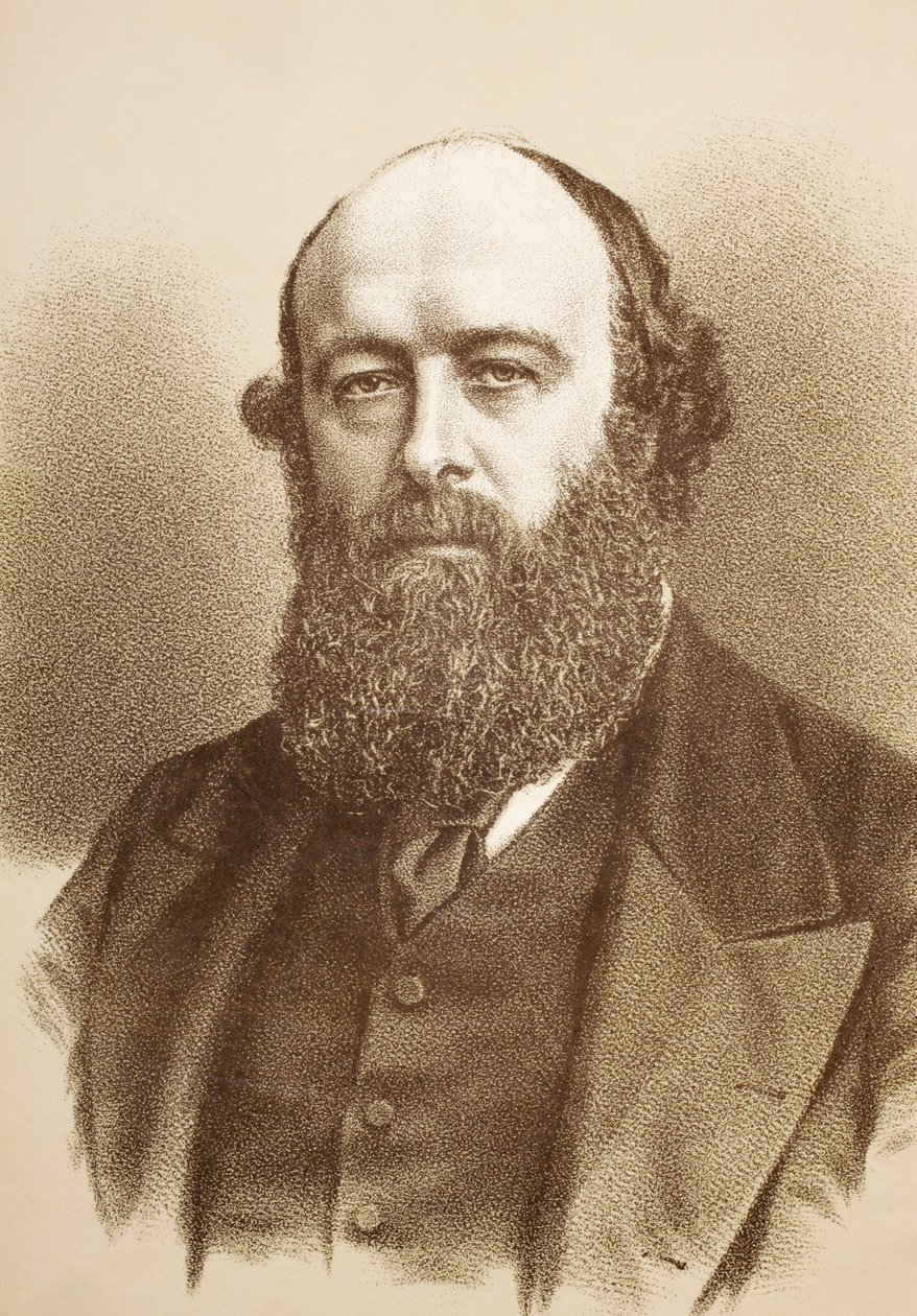 Robert Arthur Talbot Gascoyne-Cecil, 3:e markis av Salisbury, ca 1890 av English School
