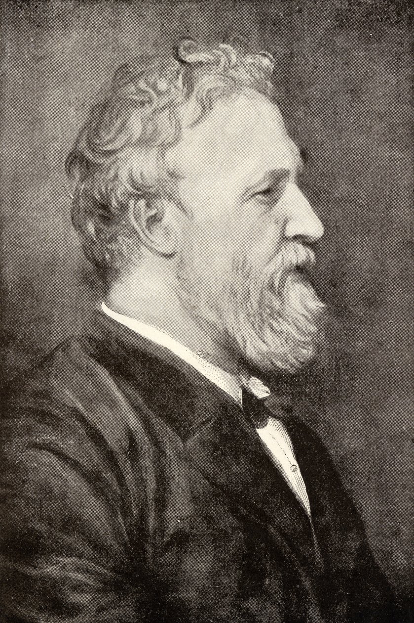 Robert Browning, illustration från "The Ring and the Book" av English School
