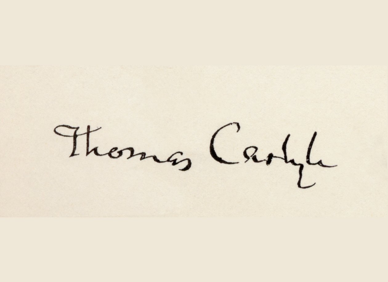 Saini ya Thomas Carlyle swed av English School