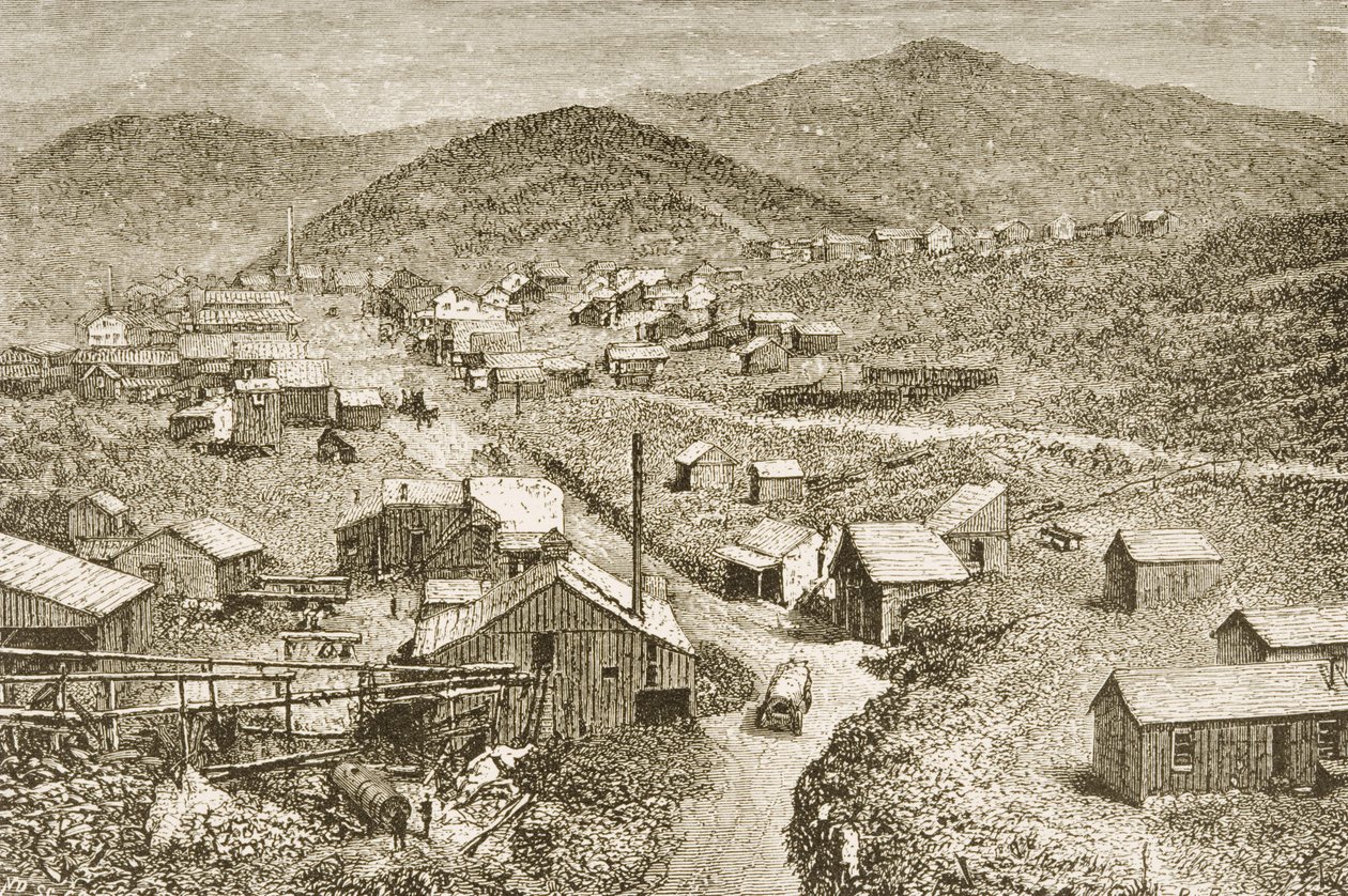 Silver City, Nevada, c.1870, från 