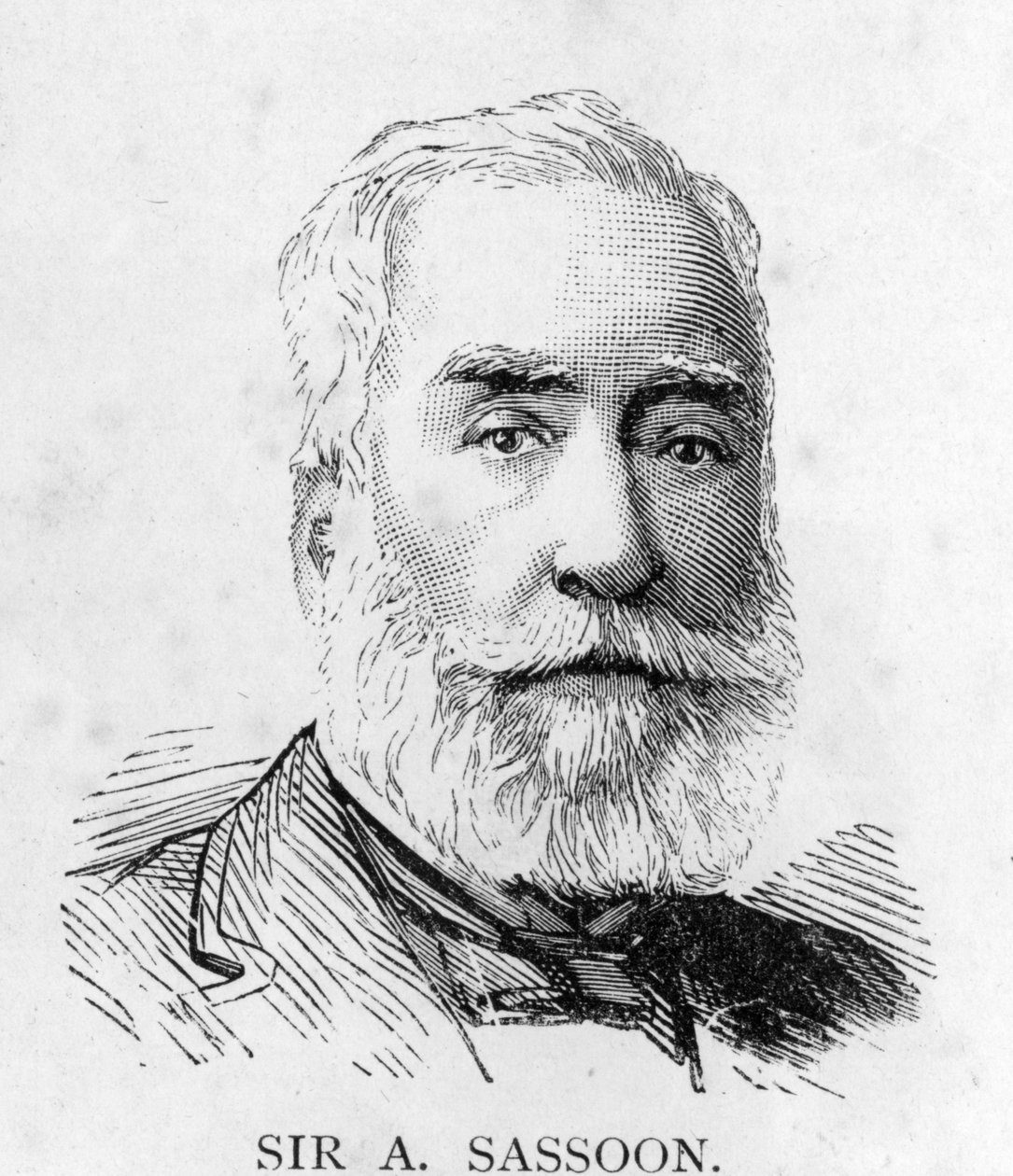 Sir Albert Sassoon, ca. 1890 (efter ett foto av Russell und Sons) av English School