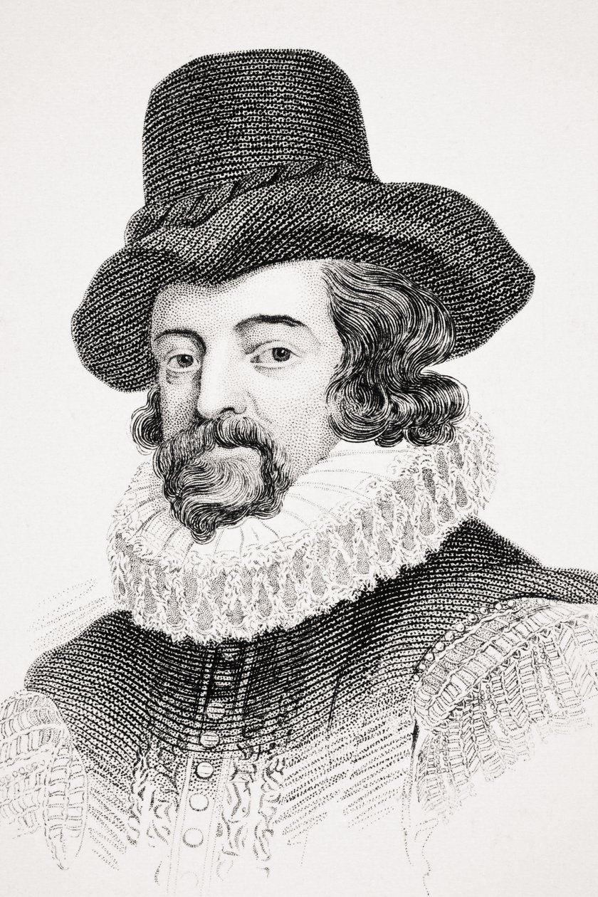 Sir Francis Bacon, illustration från 