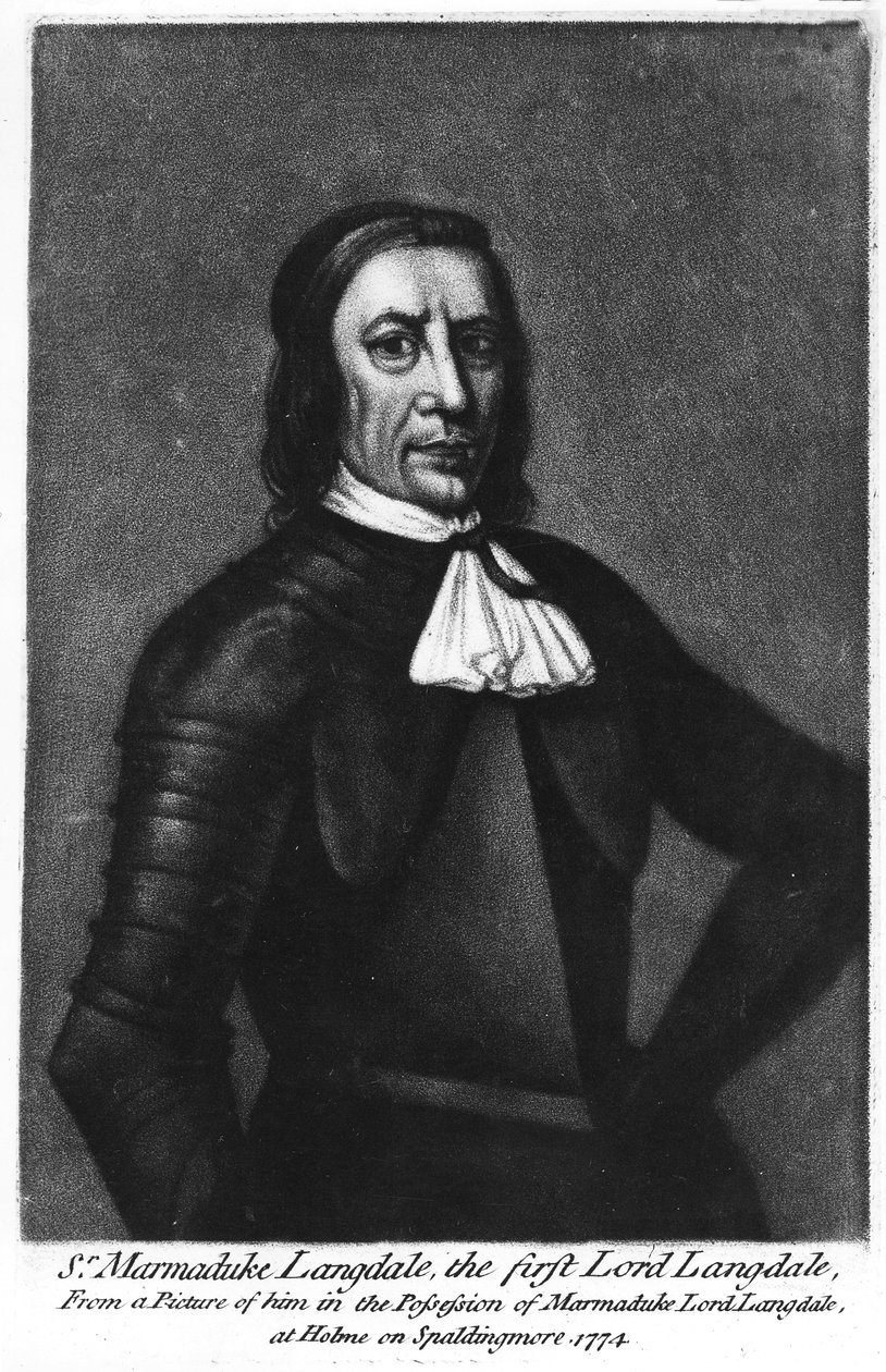 Sir Marmaduke Langdale, 1st Lord Langdale, c.1774 av English School