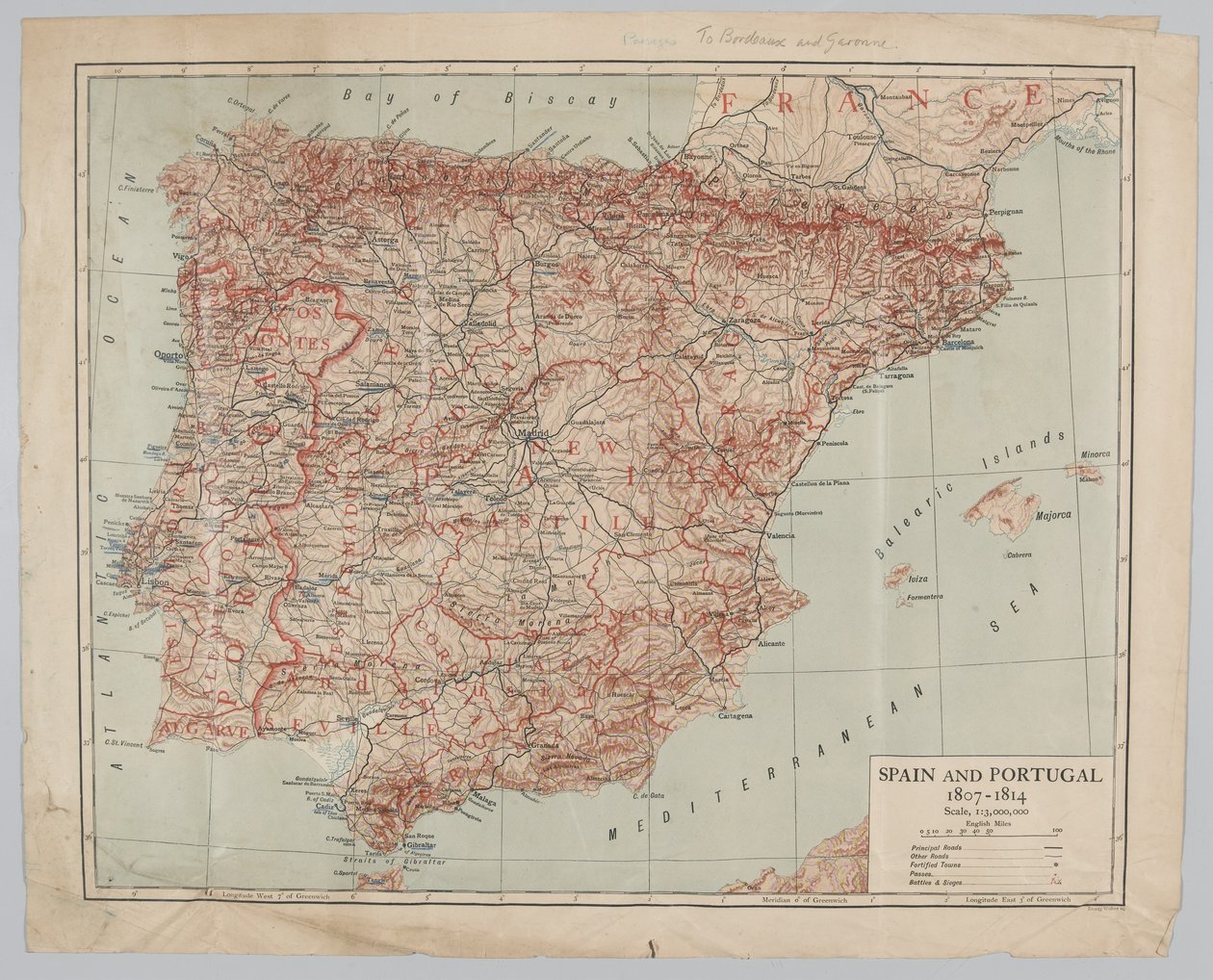 Spanien och Portugal, 1807-14 av English School