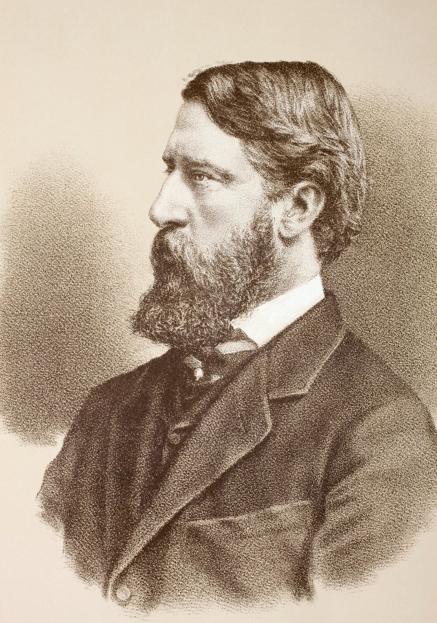 Spencer Compton Cavendish, 8:e hertig av Devonshire, c.1890 av English School