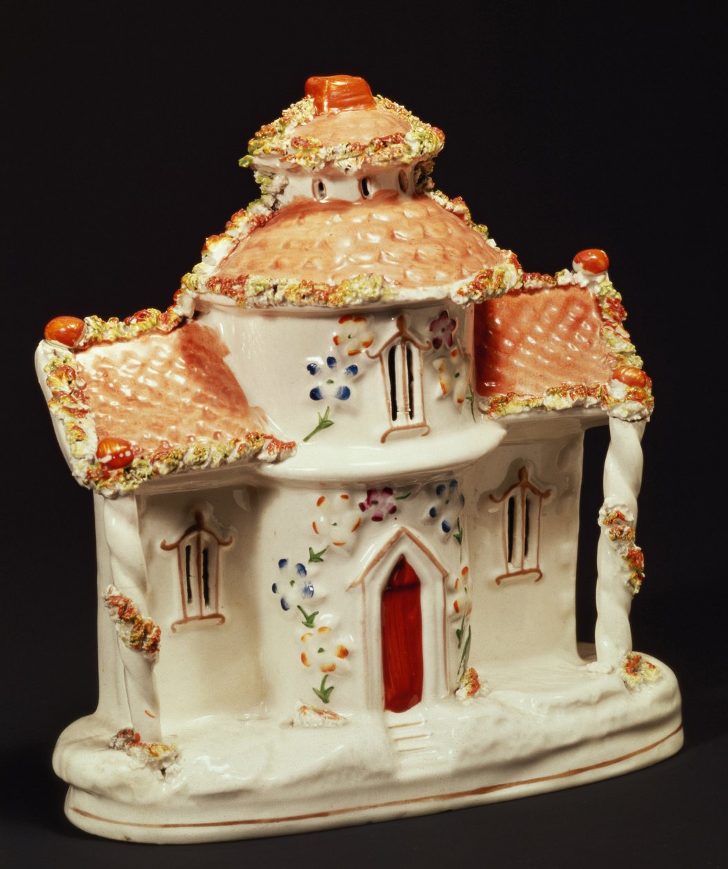 Staffordshire stuga, ca. 1860 av English School
