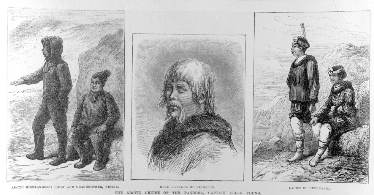 The Arctic Cruise of the Pandora, kapten Allen Young, publicerad i 