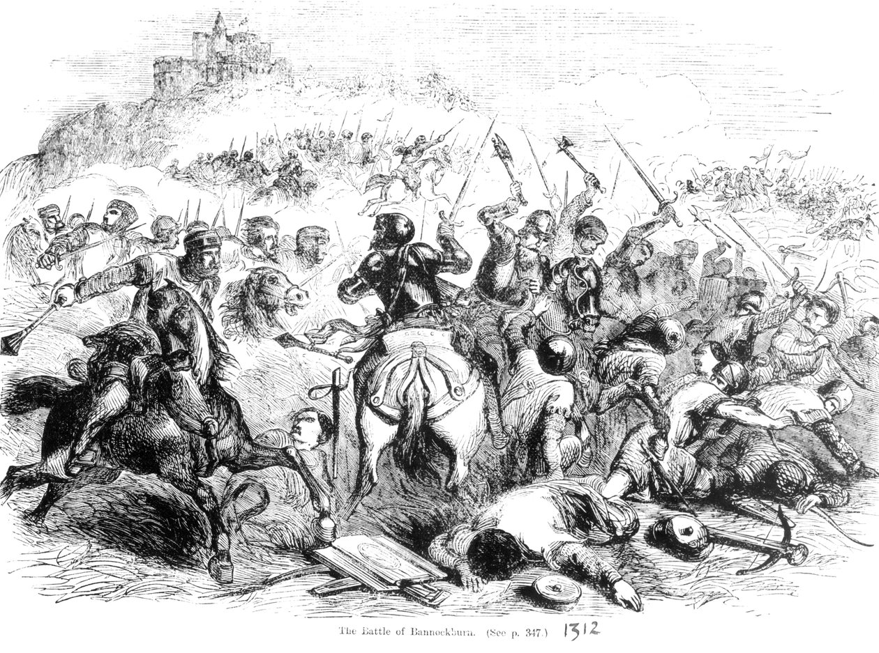 Slaget vid Bannockburn 1314 av English School