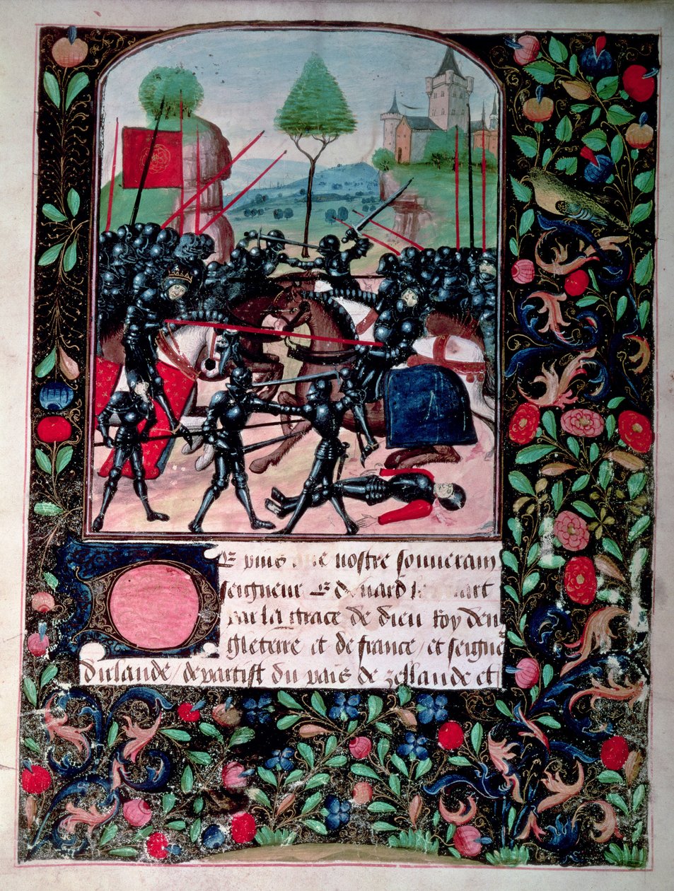 Slaget vid Barnet, 14 april 1471 av English School