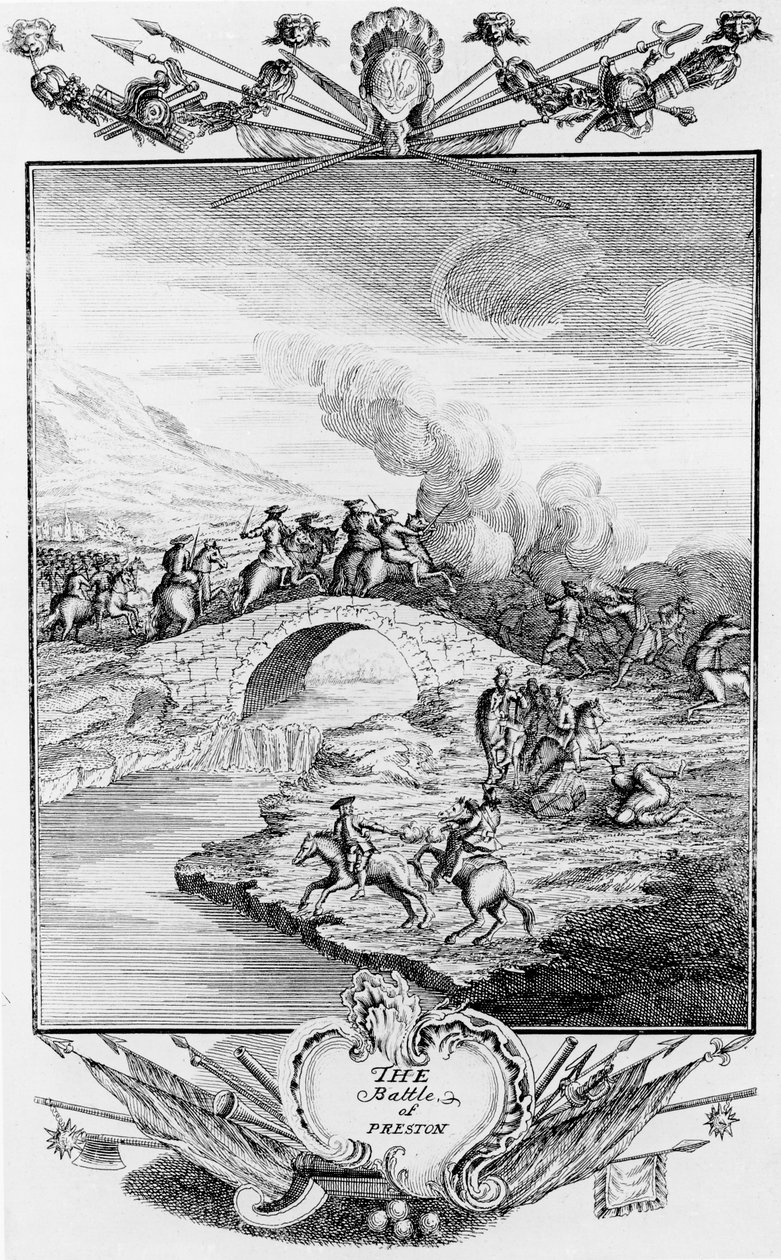 Slaget vid Preston, 20 augusti 1648 av English School