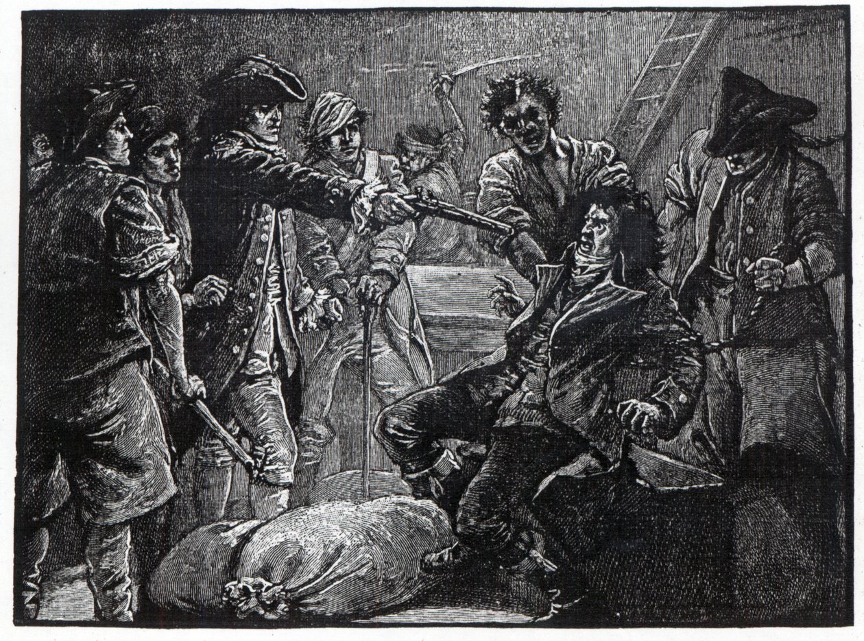 The Capture of Wolfe Tone 1798 av English School