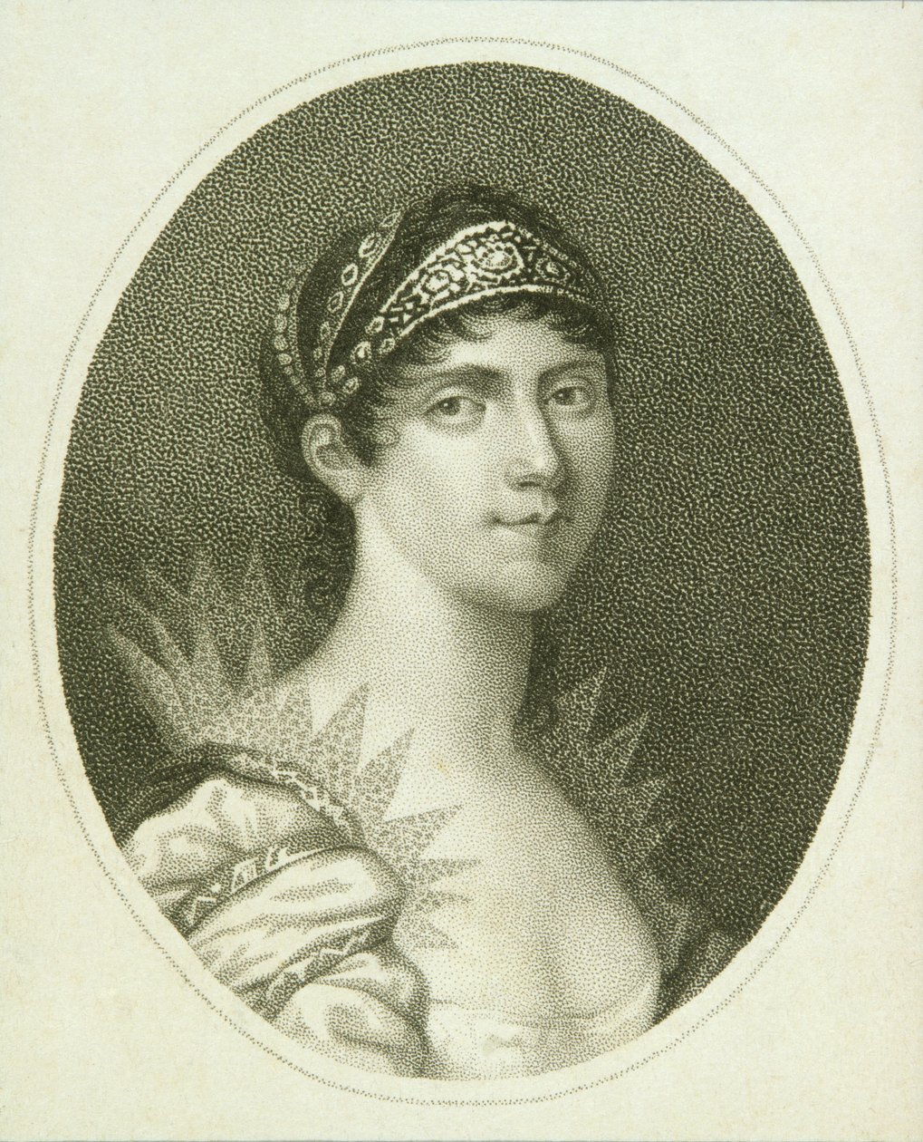Kejsarinnan Josephine (1763-1814) från "The Gallery of Portraits", publicerad 1833 av English School