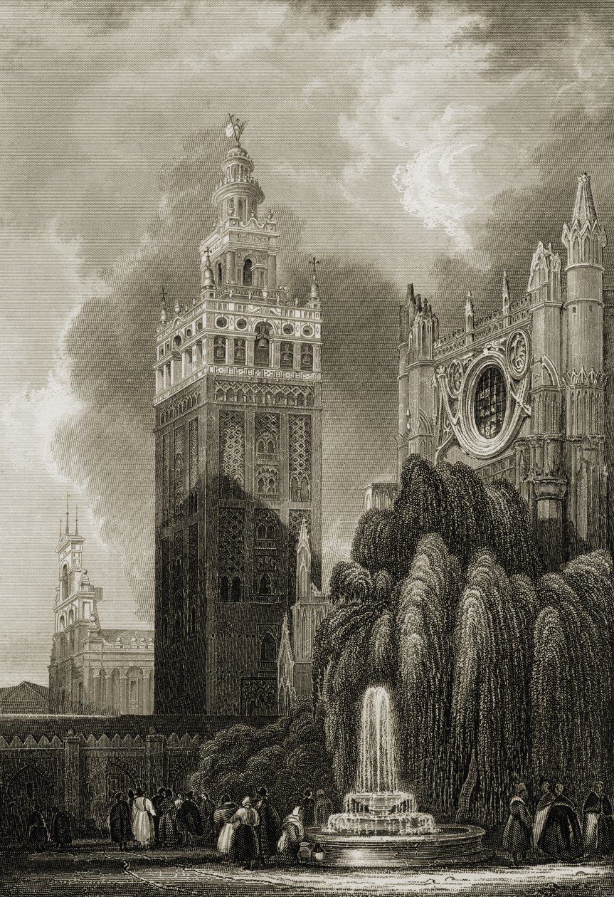 Giralda-tornet, Sevilla, Spanien av English School