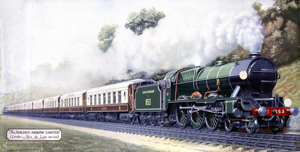 The Golden Arrow Limited, London-Paris De Luxe Service, 1900-talet av English School