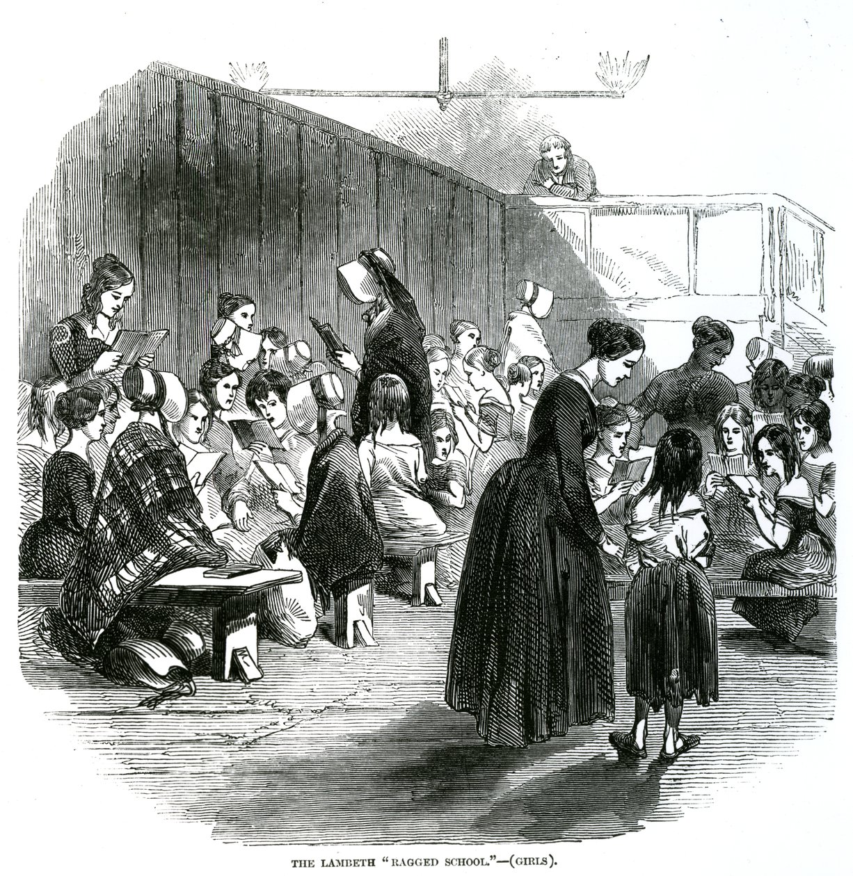 The Lambeth Ragged School, illustration från 