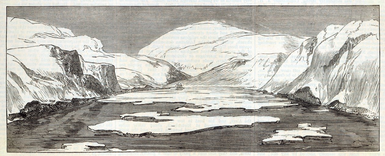 The North Pole Expedition: Discovery Bay, från "The Illustrated London News", 1876 av English School