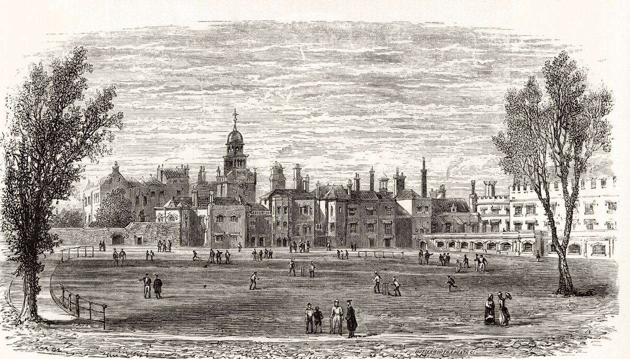 The Old Charterhouse, från "London Pictures: Drawn with Pen and Pencil", av pastor Richard Lovett, publicerad 1890. av English School
