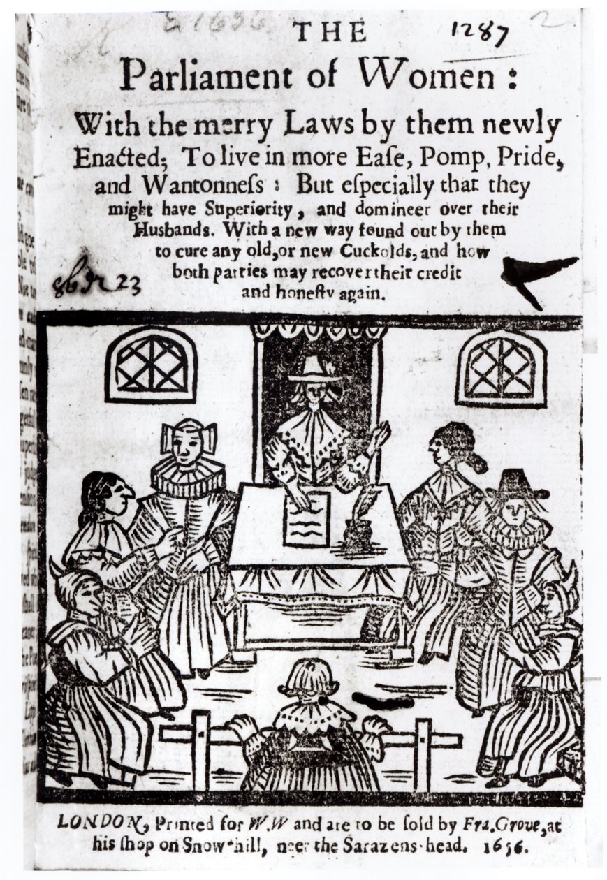 Kvinnoparlamentet, 1656 av English School