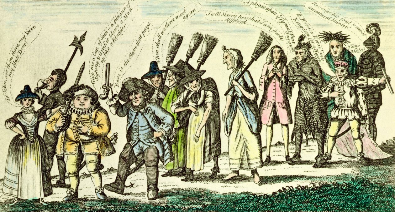 Processionen vid jubileet i Stratford upon Avon av English School