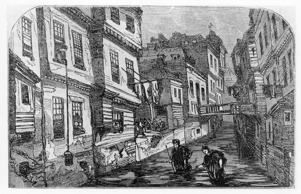 Flodflottan, ca 1880-talet av English School